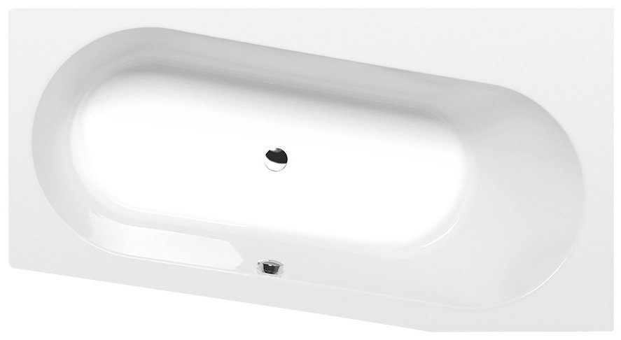 ASTRA WR asymetrická vana 165x90x48cm, bílá